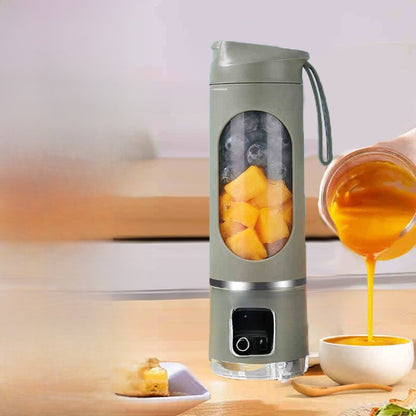 Portable USB-C Rechargeable Juice Cup for Smoothies and Refreshments