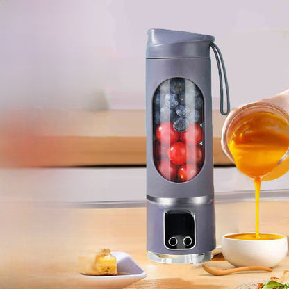 Portable USB-C Rechargeable Juice Cup for Smoothies and Refreshments