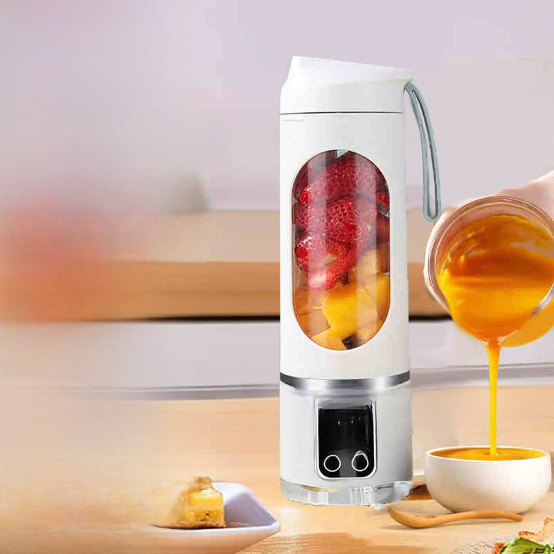 Portable USB-C Rechargeable Juice Cup for Smoothies and Refreshments